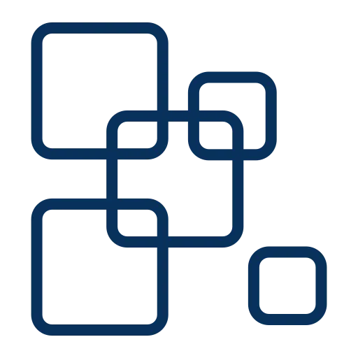 Abstrakte Blockform